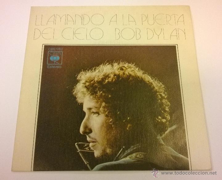 Discos de vinilo: Bob Dylan.Llamando a la Puerta del Cielo.SINGLE.ESPA&Ntilde;A 1973.CBS. - Foto 1