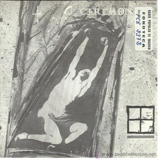 Vinyl-Schallplatten: CEREMONIA Sg TUBOESCAPE 1986 cita en el jardin/ juego mortal