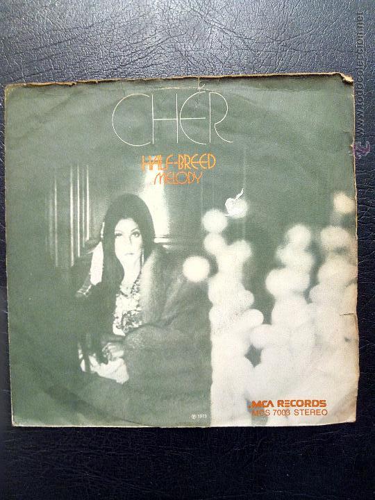 Discos de vinilo: SINGLE CHER - HALF-BREED - MELODY - MCA 1973. - Foto 1