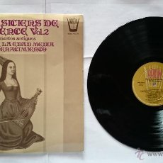 Discos de vinilo: LES MUSICIENS DE PROVENCE VOL.2 - INSTRU. ANTIGUOS MUSICA DE LA EDAD MEDIA Y DEL RENACIMIENTO (1976)