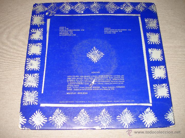 Discos de vinilo: ALPATACO - ALPATACO (SPAIN 1976) - Foto 3