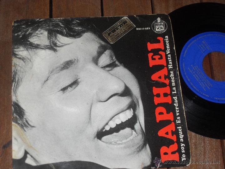Discos de vinilo: RAPHAEL EP. YO SOY AQUEL MADE IN SPAIN. 1966 - Foto 1