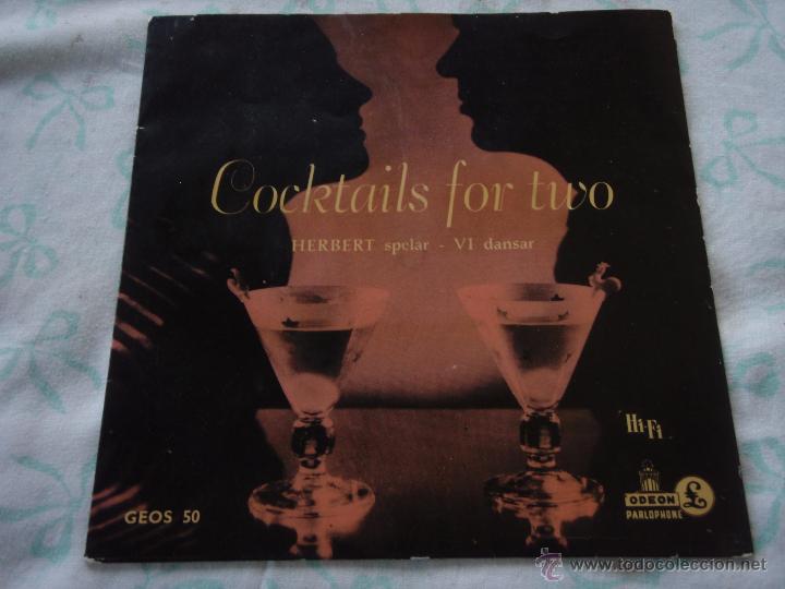 Discos de vinilo: HERBERT APELAR  ( COCKTAILS FOR TWO )  NORWAY   EP45   ODEON - Foto 1