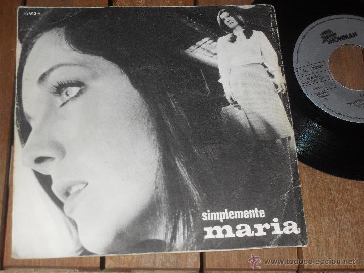 Discos de vinilo: JAIRO. SINGLE.  SIMPLEMENTE MARIA. MADE IN SPAIN. 1972 - Foto 2