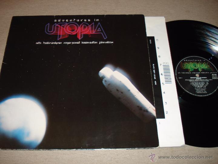 Discos de vinilo: UTOPIA - ADVENTURES IN UTOPIA (UK 1980) - Foto 1
