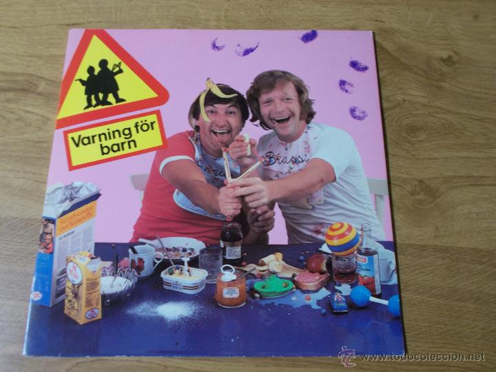 Disques de vinyle: MAGNUS & BRASSE. VARNING FOR BARN. EDICION SUECA, 1976