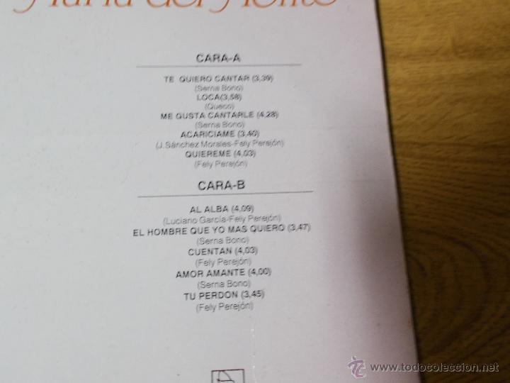 Discos de vinilo: MARIA DEL MONTE.AL ALBA - Foto 2