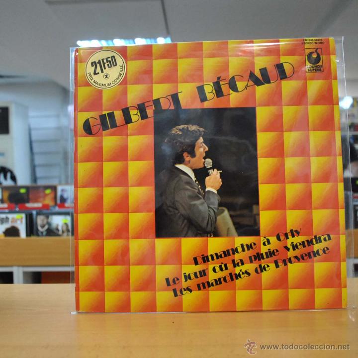 Discos de vinilo: GILBERT BECAUD - DIMANCHE A ORLY - LP - Foto 1
