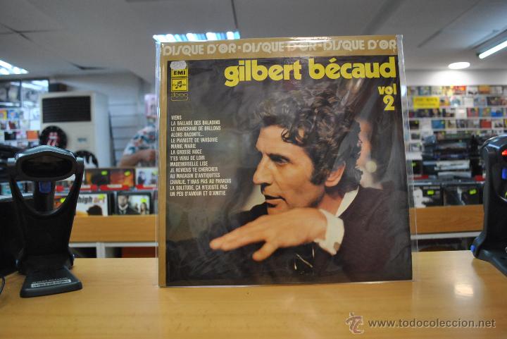 Discos de vinilo: GILBERT BECAUD - DISQUE DOR VOL 2 - GATEFOLD - LP - Foto 1