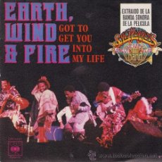 Discos de vinilo: EARTH WIND AND FIRE - GOT YOU GET YOU INTO MY LIFE - SINGLE ESPAÑOL DE VINILO