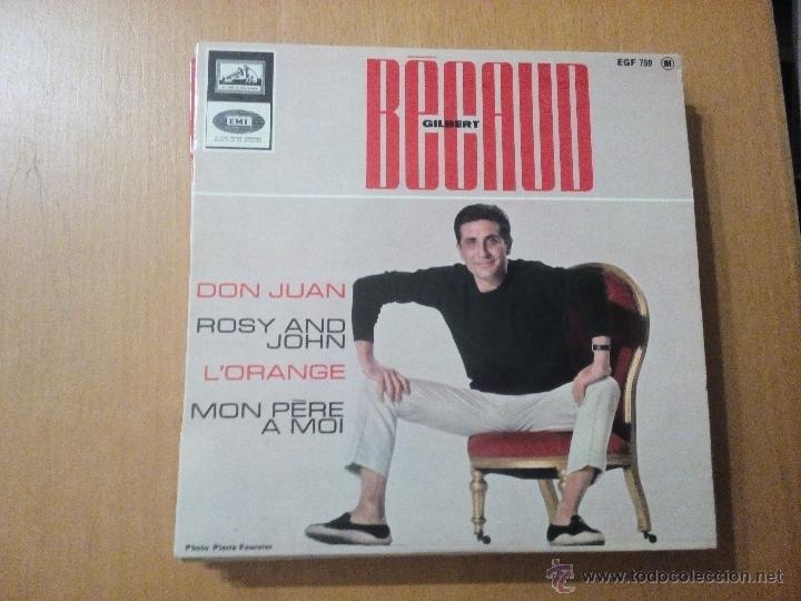 Discos de vinilo: GILBERT BECAUD DON JUAN EP - Foto 1
