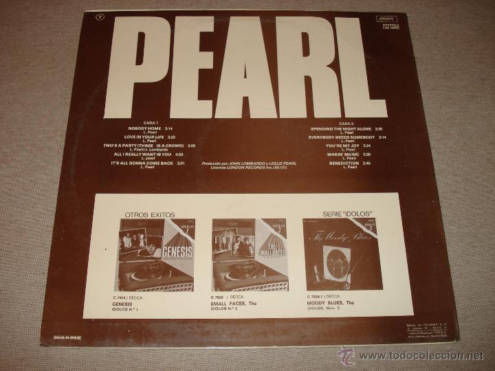 Discos de vinilo: PEARL - NOBODY HOME - Foto 2