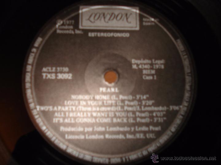 Discos de vinilo: PEARL - NOBODY HOME - Foto 3
