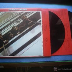 Discos de vinilo: THE BEATLES 1962-1966 DOBLE LP YUGOESLAVIA CON ENCARTES /FUNDAS ROJAS LSAP-70545/6. PDELUXE.. Lote 50664944