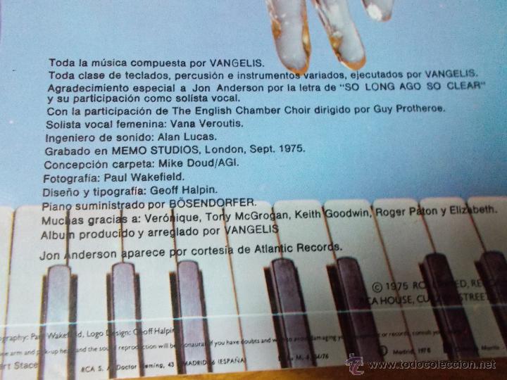 Discos de vinilo: VANGELIS. HEAVEN AND HELL. - Foto 2