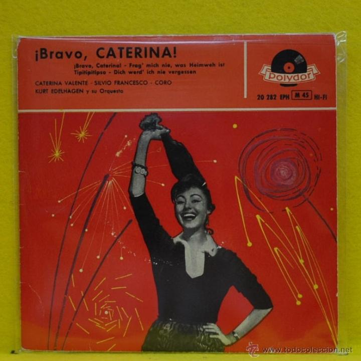 Discos de vinilo: CATERINA - BRAVO CATERINA - EP - Foto 1