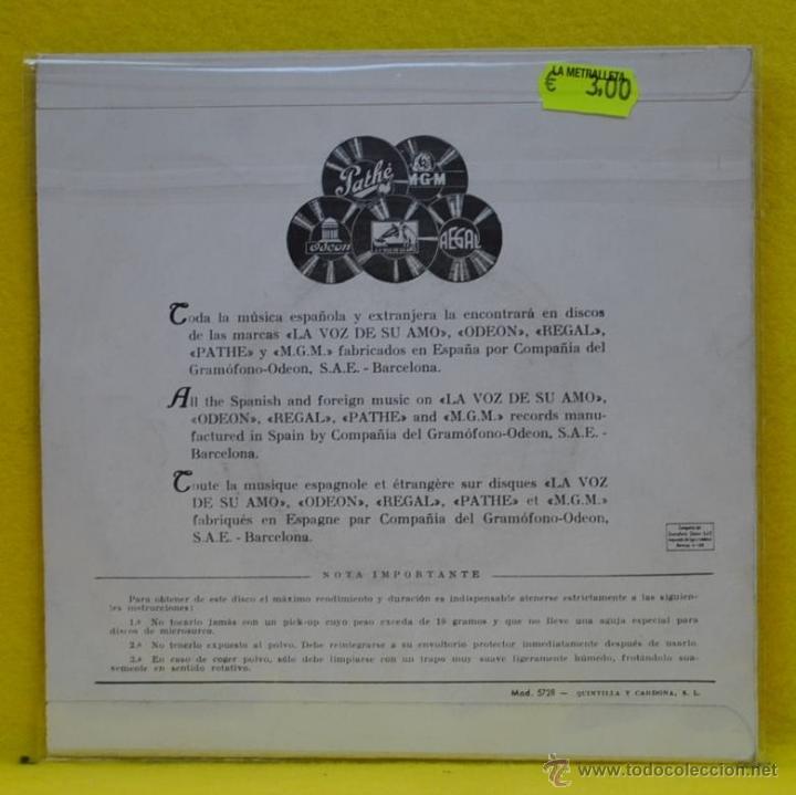 Discos de vinilo: MARIA DEL PILAR DE LAS HERAS - ARAGON - EP - Foto 2
