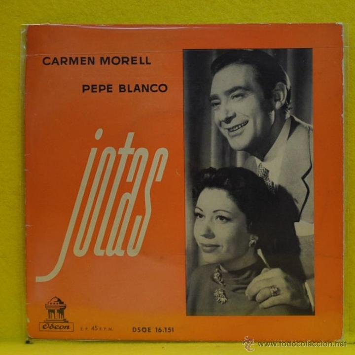 Discos de vinilo: CARMEN MORELL / PEPE BLANCO - JOTAS - EP - Foto 1