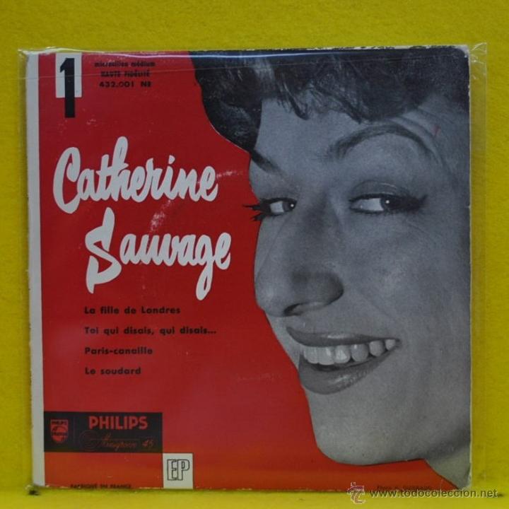 Disques de vinyle: CATHERINE SAURAGE - LE FILLE DE LONDRES + 3 - EP