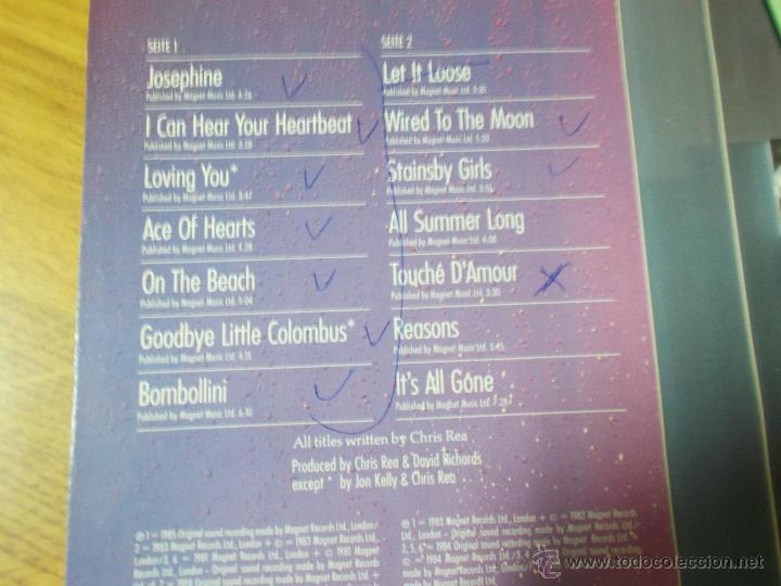 Discos de vinilo: CHRIS REA. HERZKLOPFEN - Foto 3