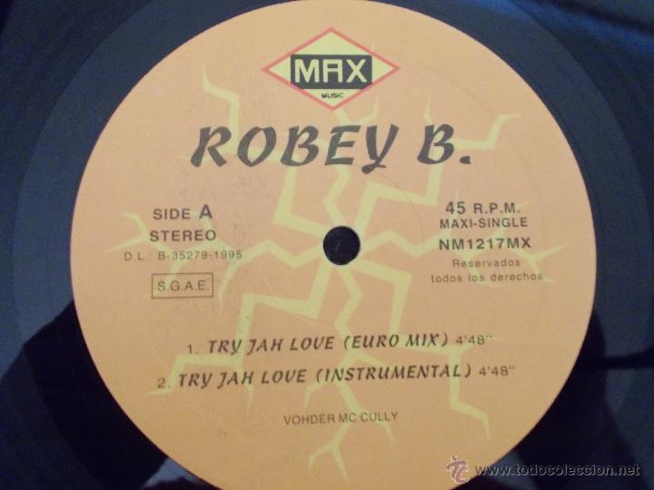 Discos de vinilo: ROBEY B. TRY JAH LOVE - Foto 2