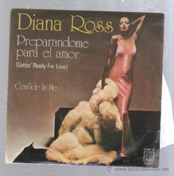 Discos de vinilo: SINGLE. DIANNA ROSS. PREPARANDOME PARA EL AMOR - Foto 1