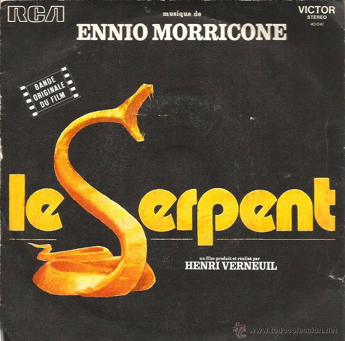 Discos de vinilo: SG ENNIO MORRICONE : LE SERPENT - Foto 1