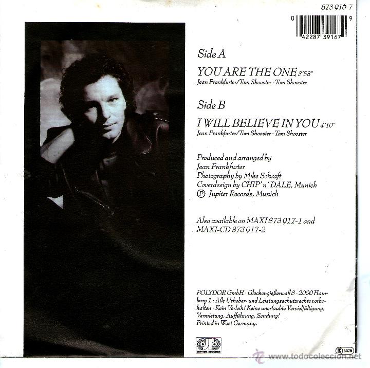 Discos de vinilo: TOM SHOOSTER - YOU ARE THE ONE - Foto 2
