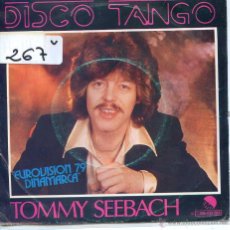 Discos de vinilo: TOMMY SEEBACH / DISCO TANGO (EUROVISION 1979) VERSION INGLESA Y DANESA (SINGLE 1979). Lote 50717711