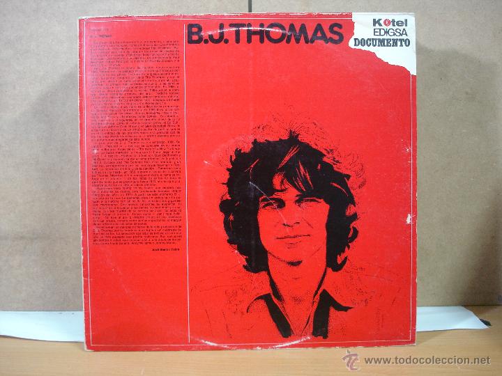 Discos de vinilo: B.J. Thomas - Documento - K-Tel-Edigsa 18L0310 - 1982 - Foto 1