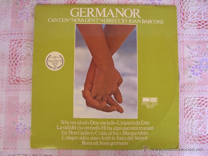 Discos de vinilo: GERMANOR - NOVA GENT - JOAN BARCONS - 1976 - IBL - - Foto 1