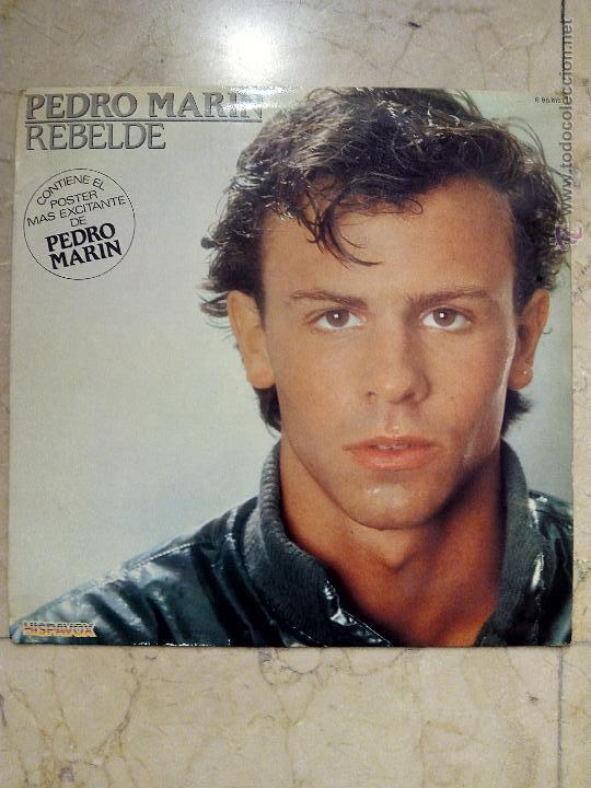 Discos de vinilo: LP PEDRO MAR&Iacute;N - REBELDE - HISPAVOX 1981 - SIN P&Oacute;STER. - Foto 1