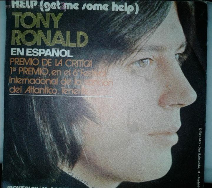 Discos de vinilo: Tony Ronald  Help - Foto 1