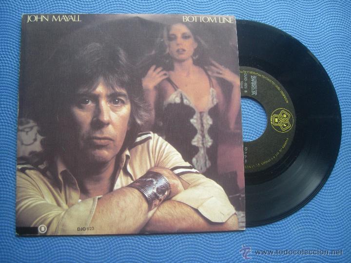 Discos de vinilo: JOHN MAYALL BOTTOM LINE SINGLE SPAIN 1979   PDELUXE - Foto 1