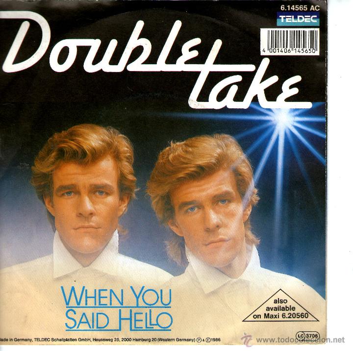 Discos de vinilo: DOUBLE LAKE - WHEN YOU SAID HELLO - Foto 2