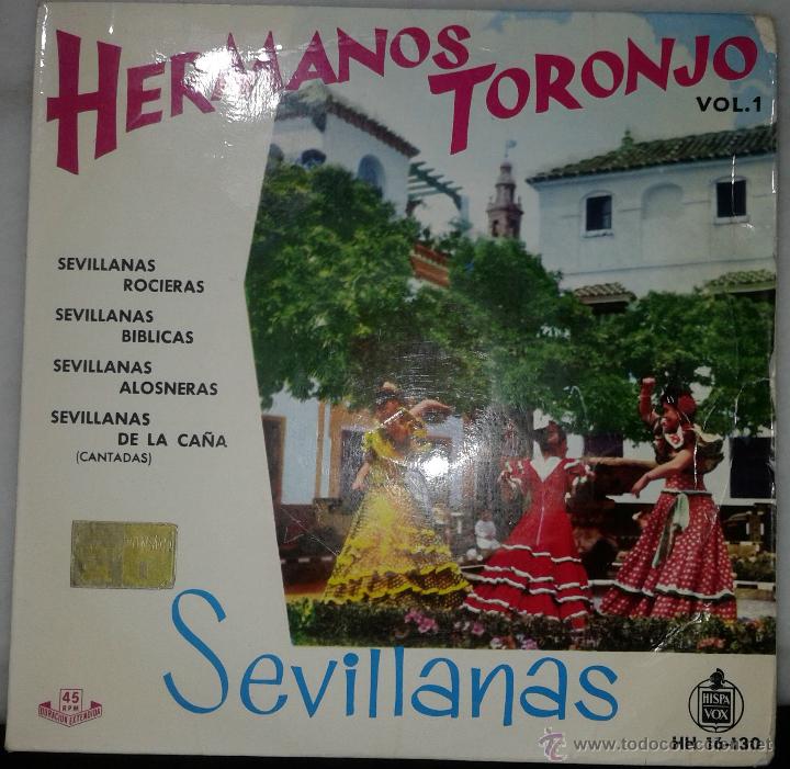 Discos de vinilo: Hermanos Toronjo  Sevillanas - Foto 1