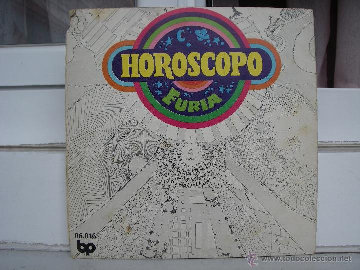 Discos de vinilo: SINGLE DE HOR&Oacute;SCOPO: FURIA - A&Ntilde;O 1972 - Foto 1
