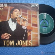 Discos de vinilo: TOM JONES DELILAH SINGLE SPAIN 1967 PDELUXE
