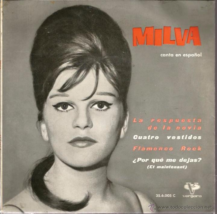 Discos de vinilo: EP MILVA CANTA EN ESPA&Ntilde;OL - Foto 1