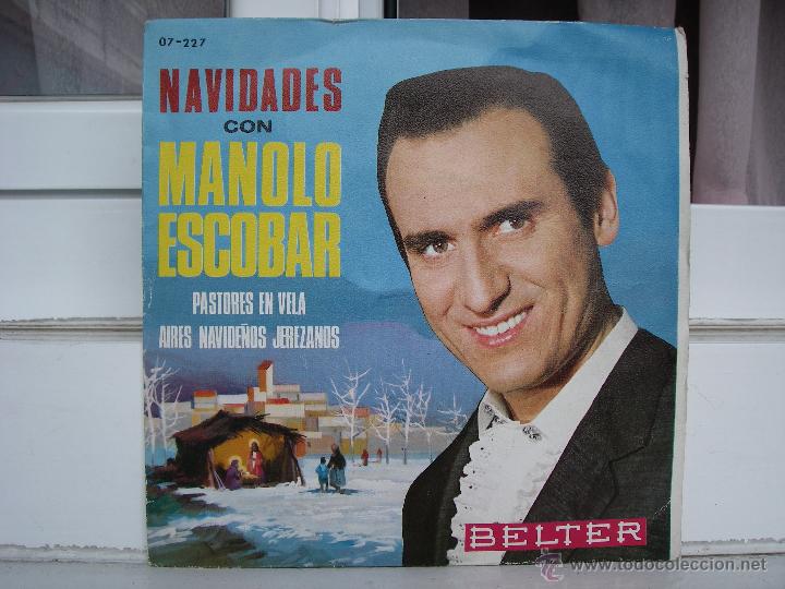 Discos de vinilo: SINGLE DE MANOLO ESCOBAR: NAVIDADES - A&Ntilde;O 1973 - Foto 1