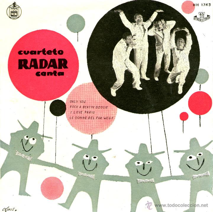 Discos de vinilo: CUARTETO RADAR - ONLY YOU - Foto 1