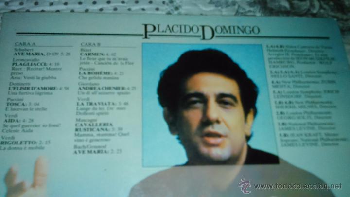 Discos de vinilo: PL&Aacute;CIDO DOMINGO (RCA, 1982) - Foto 6