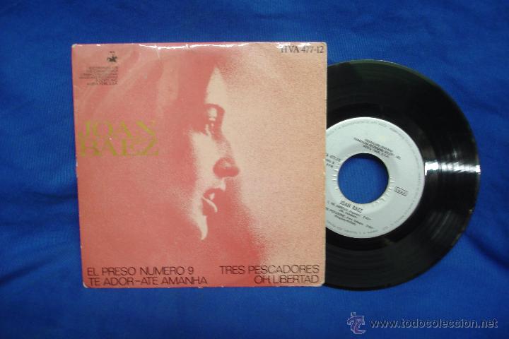 Discos de vinilo: JOAN BAEZ - EL PRESO N&ordm; 9 + 3 - HISPAVOX 1968 - Foto 1