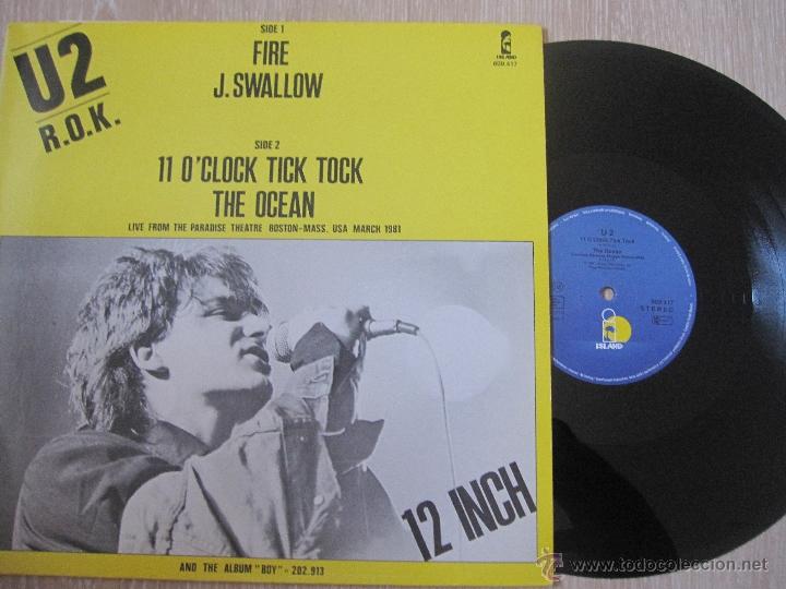 Discos de vinilo: U2 `R.O.K.` 12&acute;&acute; Maxi 1981. Raro - Foto 1