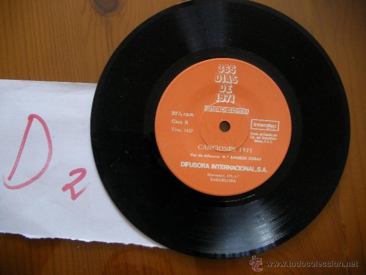 Discos de vinilo: ANTIGUO SINGLE - CANCIONES 1971 - ENVIO GRATIS A ESPA&Ntilde;A - Foto 1