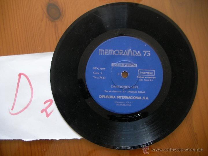 Discos de vinilo: ANTIGUO SINGLE - CANCIONES 1973 - ENVIO GRATIS A ESPA&Ntilde;A - Foto 1