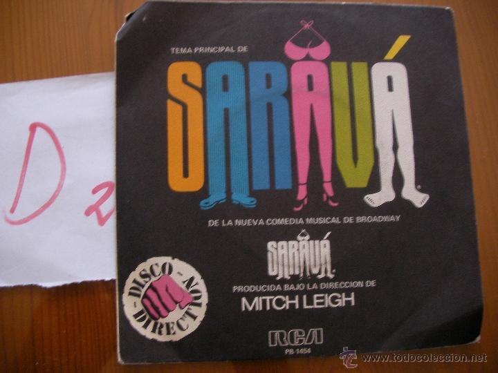 Discos de vinilo: ANTIGUO SINGLE - SARAVA - ENVIO GRATIS A ESPA&Ntilde;A - Foto 1