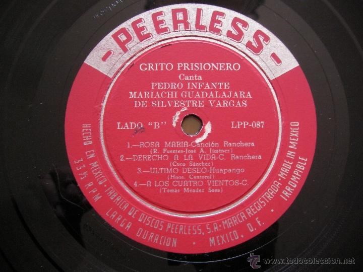 Discos de vinilo: ANTIGUO LP - PEDRO INFANTE - Foto 3