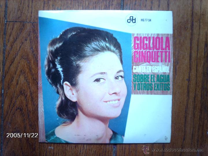 Discos de vinilo: gigliola cinquetti  -  sobre el agua  + 3 - Foto 1