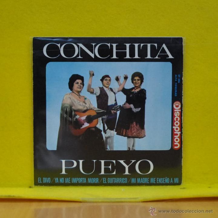 Discos de vinilo: CONCHITA PUEYO - EL DIVO + 3 - EP - Foto 1